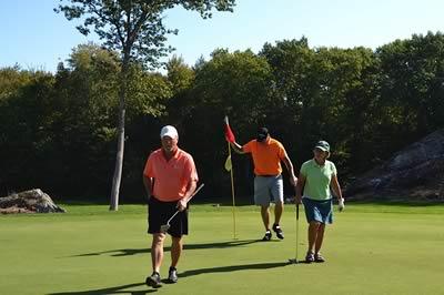 small groups golfers